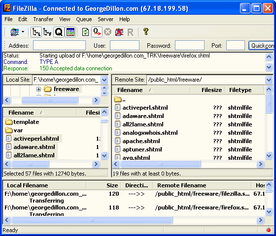 filezilla